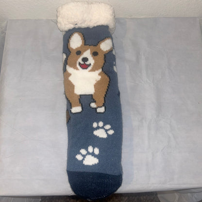 Sherpa socks with Dog design