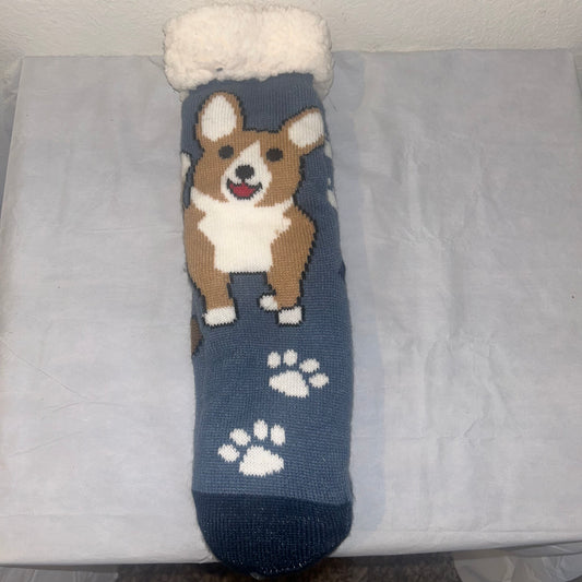 Sherpa socks with Dog design