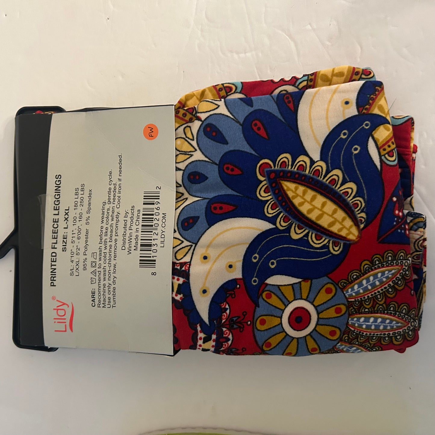 LILDY colorful leggings size large – 2XL