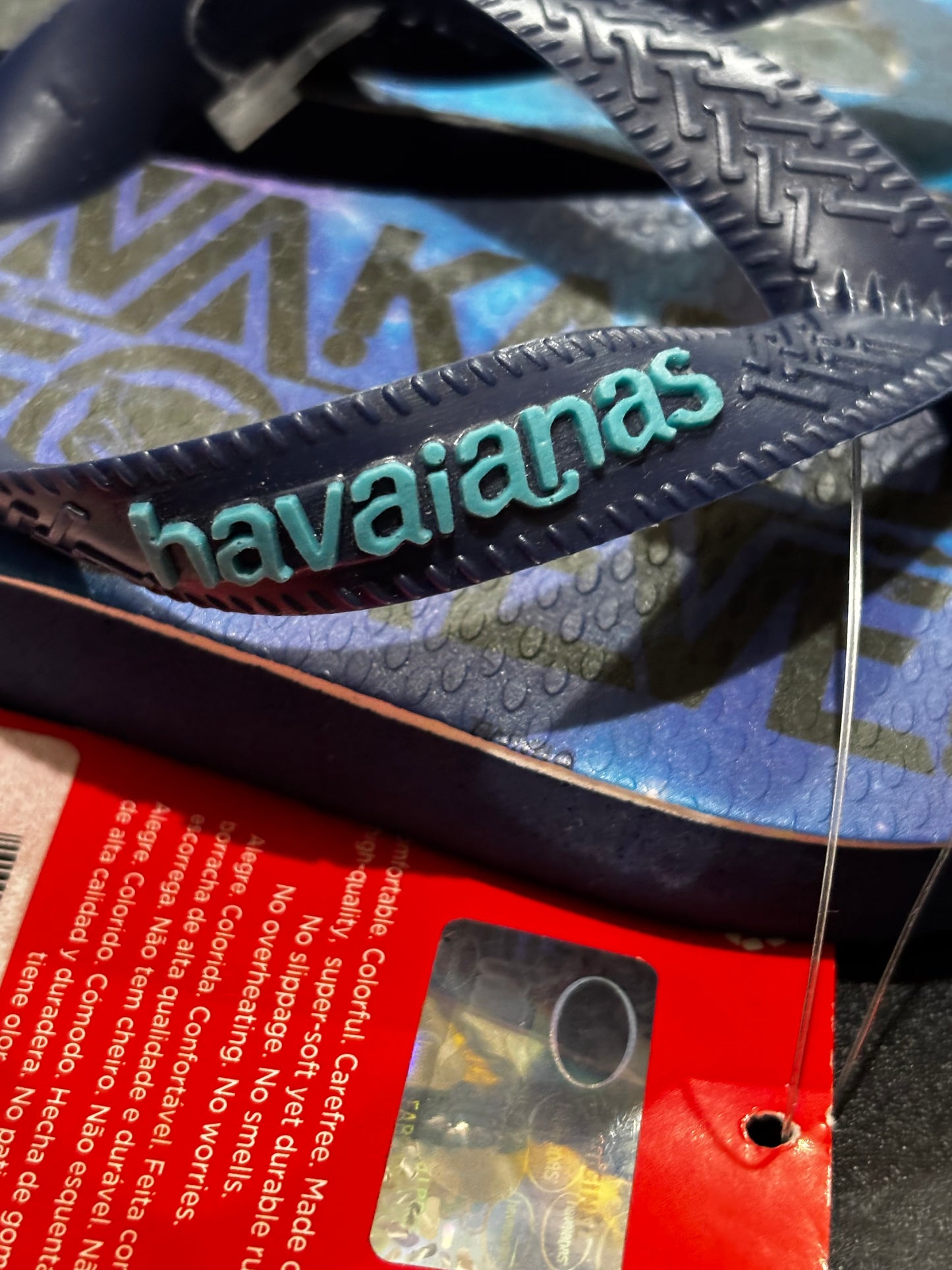Havaianas Kids Blue Flip Flops size 8C