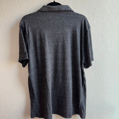 Oklahoma State University Men’s Large Gray Polo with Orange Logo by League NWT