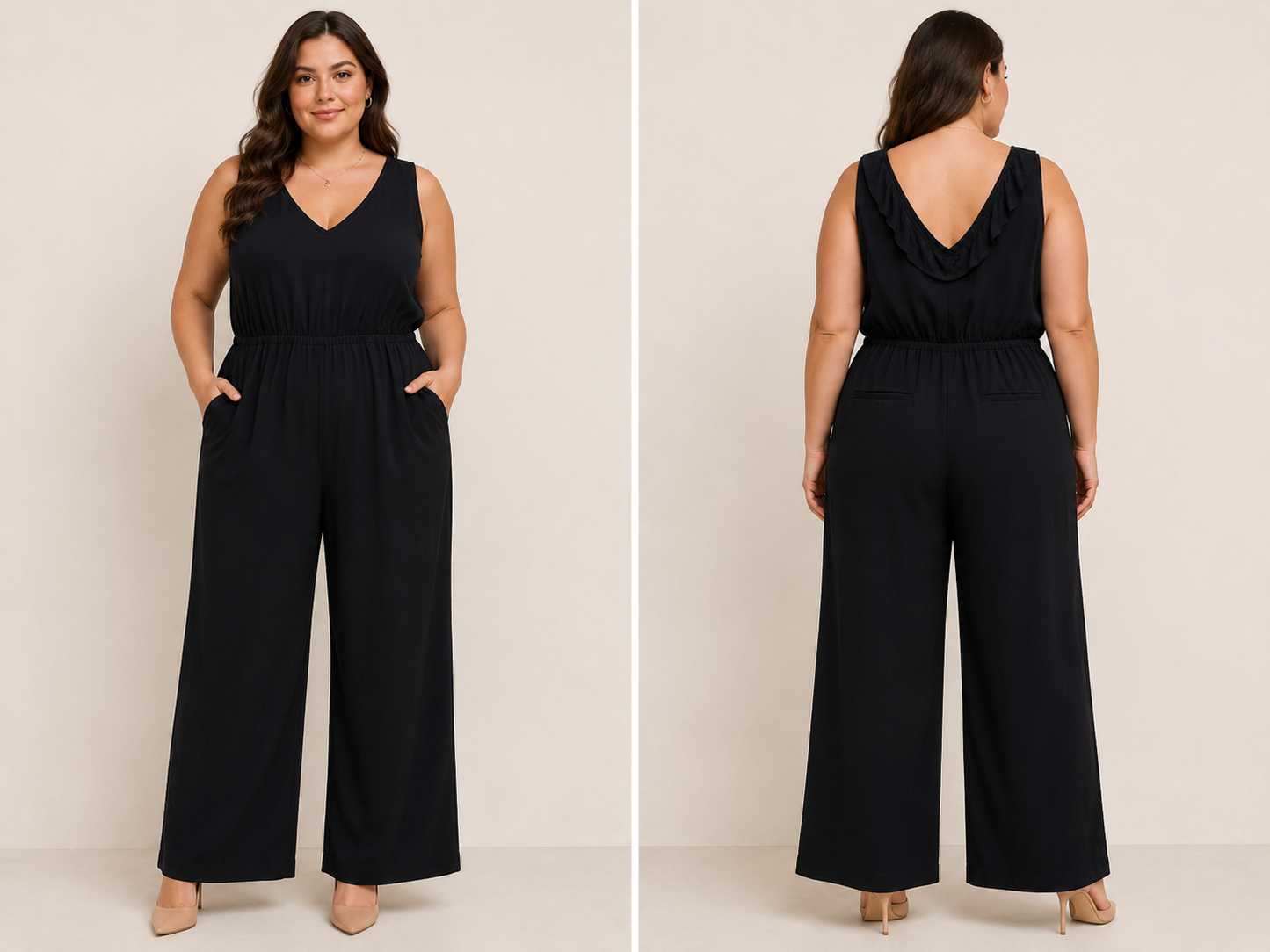 The Loft Women’s Black Jumpsuit Size Large