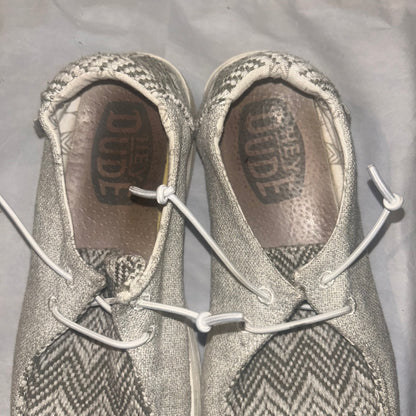 Hey dude, slip on loafers size 8