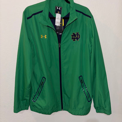 Notre Dame green jacket made by Under Armour new with tags size large