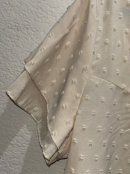 Falechay Women’s Cream Blouse size 3XL