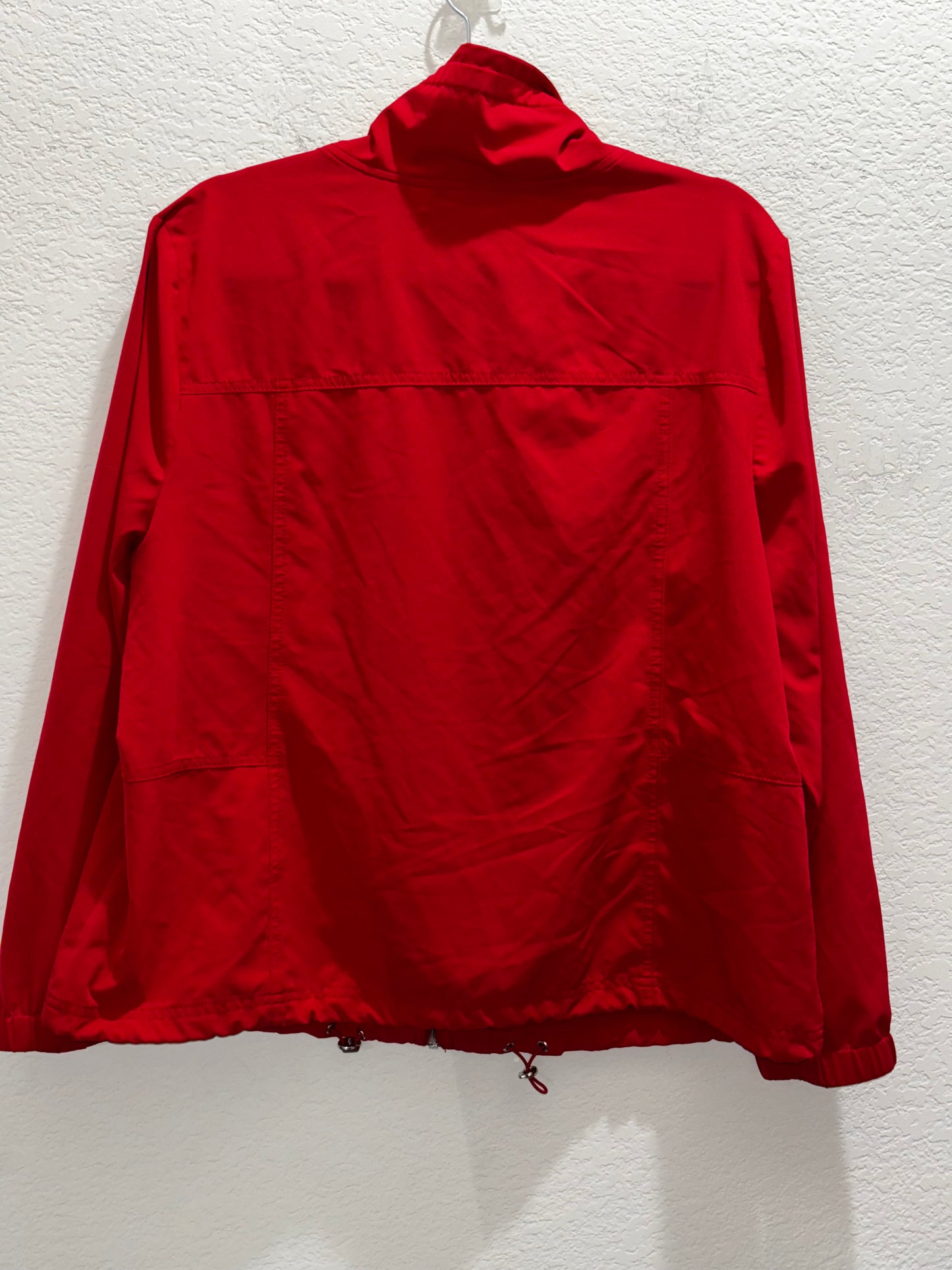 Chicos Zenergy Red Windbreaker Jacket Women’s size 3