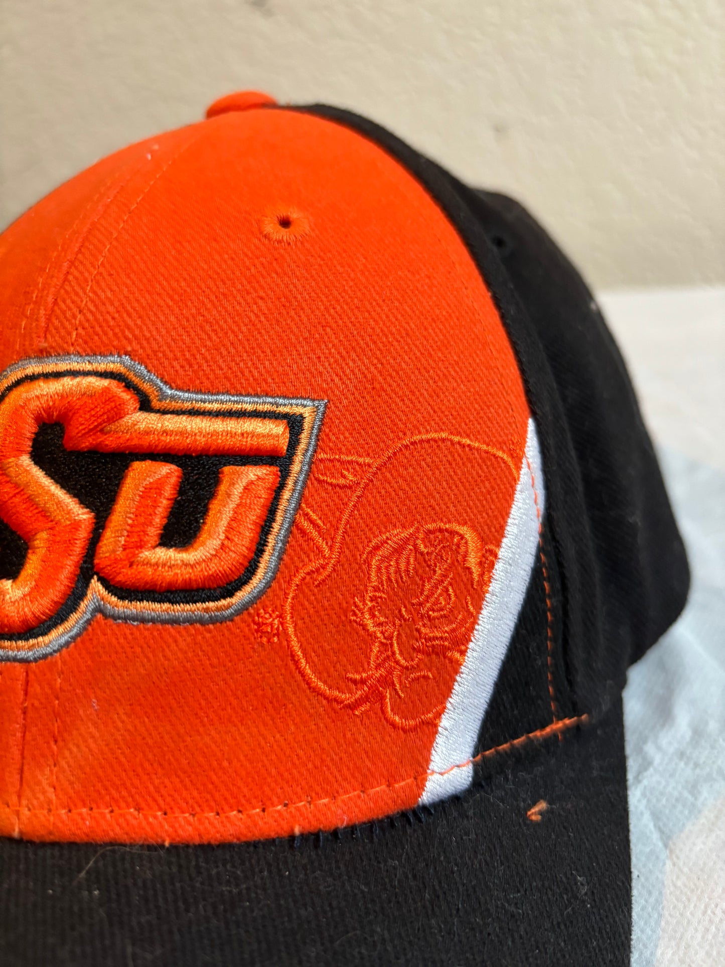 Orange & Black OSU Baseball Adjustable Hat