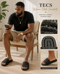 Men’s Black Sliders by TEC size 13/14