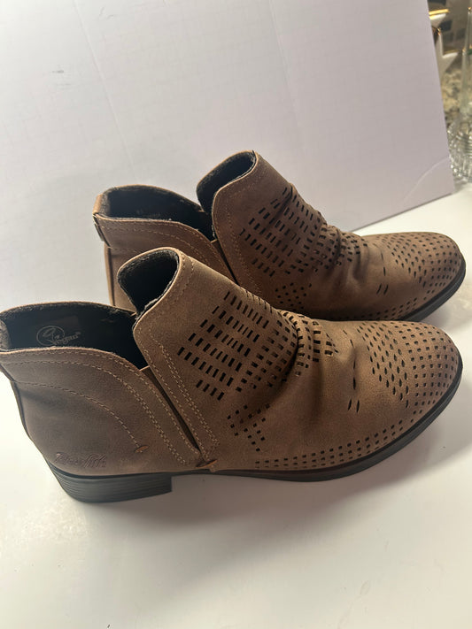 Blowfish Brown Vegan Leather Women Ankle Boots size (9 1/2) New