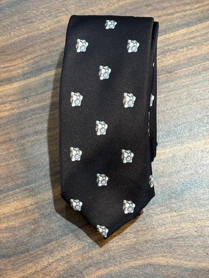 Portal Black Tie w/ Cube Designs 100% Polyester 59”