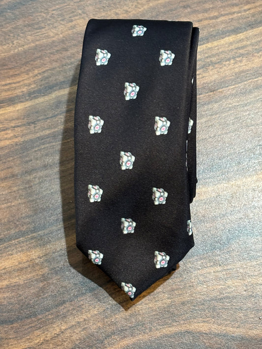 Portal Black Tie w/ Cube Designs 100% Polyester 59”