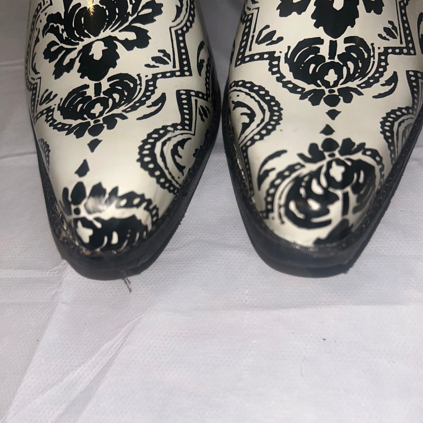 Women’s cowboy ankle rain boots size 10