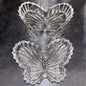 Butterfly Crystal Glass Trinket dish