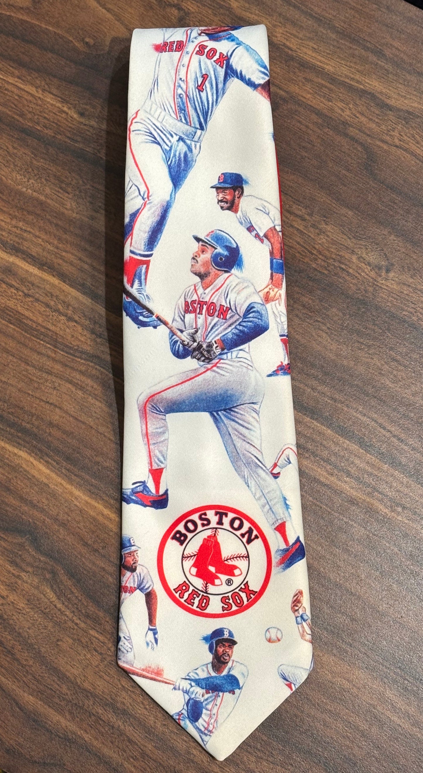 Ralph Marlin Boston Red Sox Tie 100% Polyester 57”