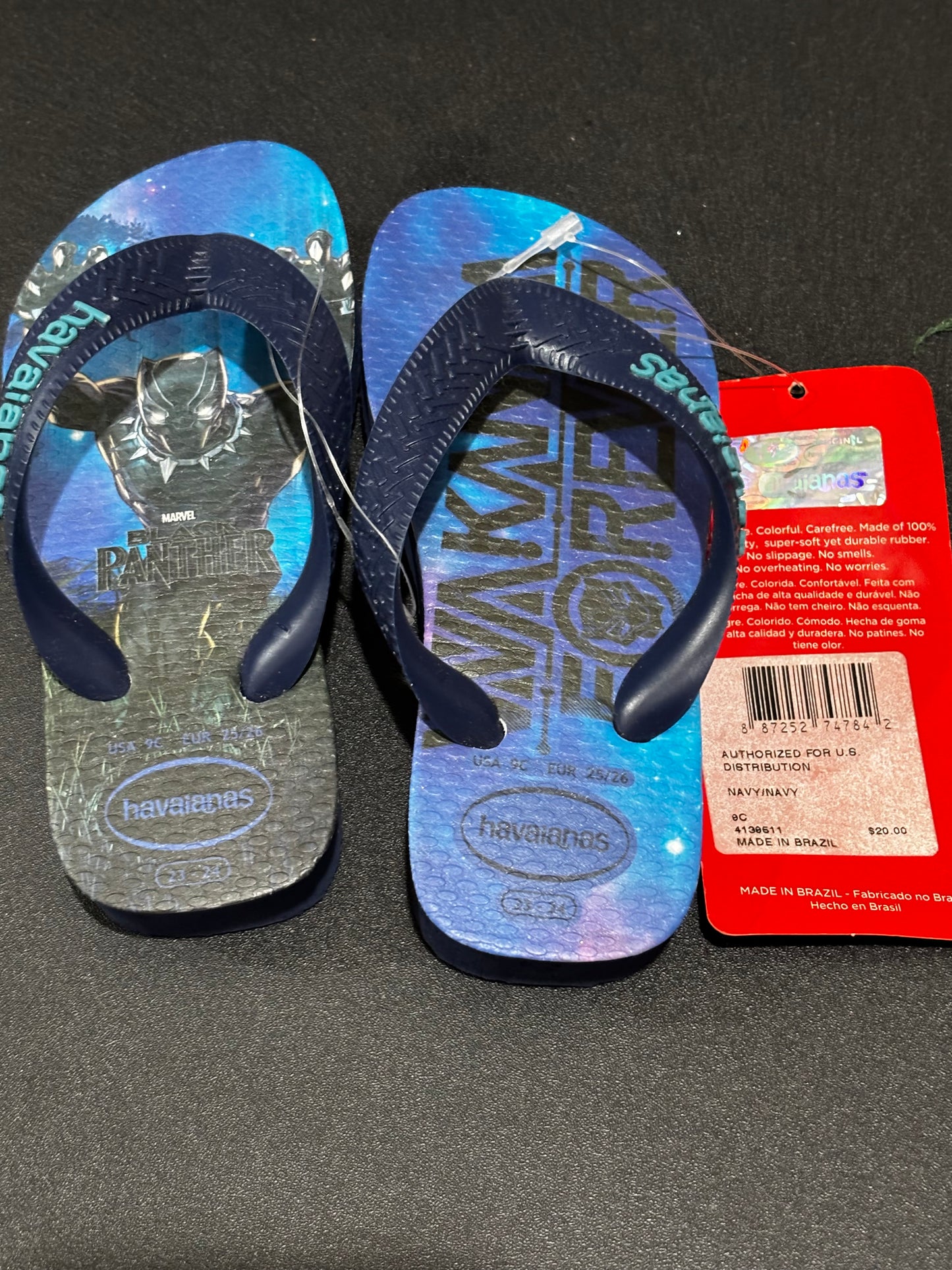 Havaianas Kids Blue Flip Flops size 8C