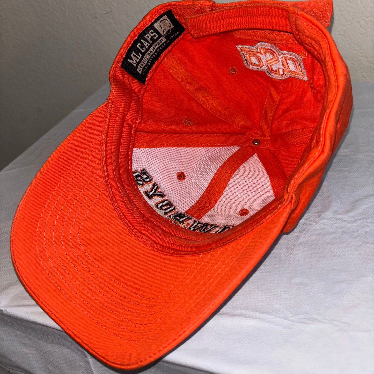 Oklahoma State University OSU Cowboys Orange baseball adjustable Ha