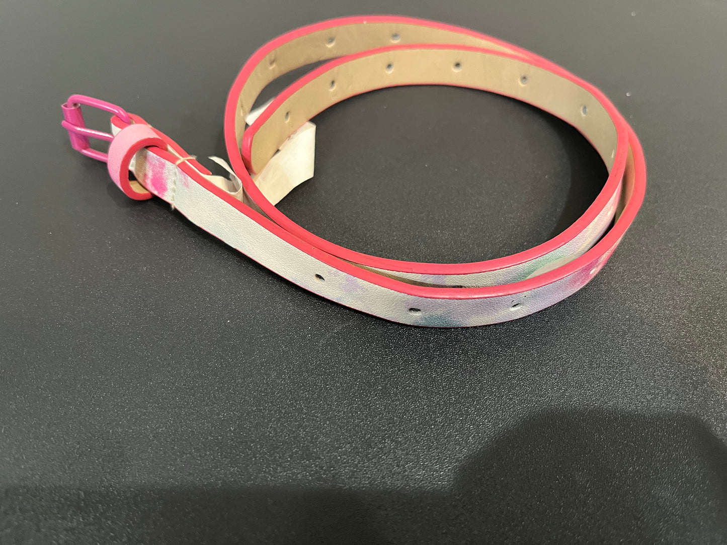 Pink & White Girl's Belt 29.5”