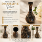Miniature vase Oriental inspired