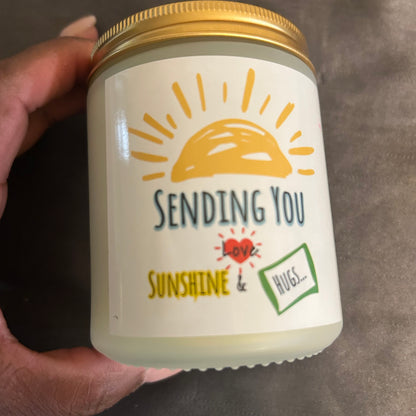 Candle “Sending You Sunshine” Fragrant