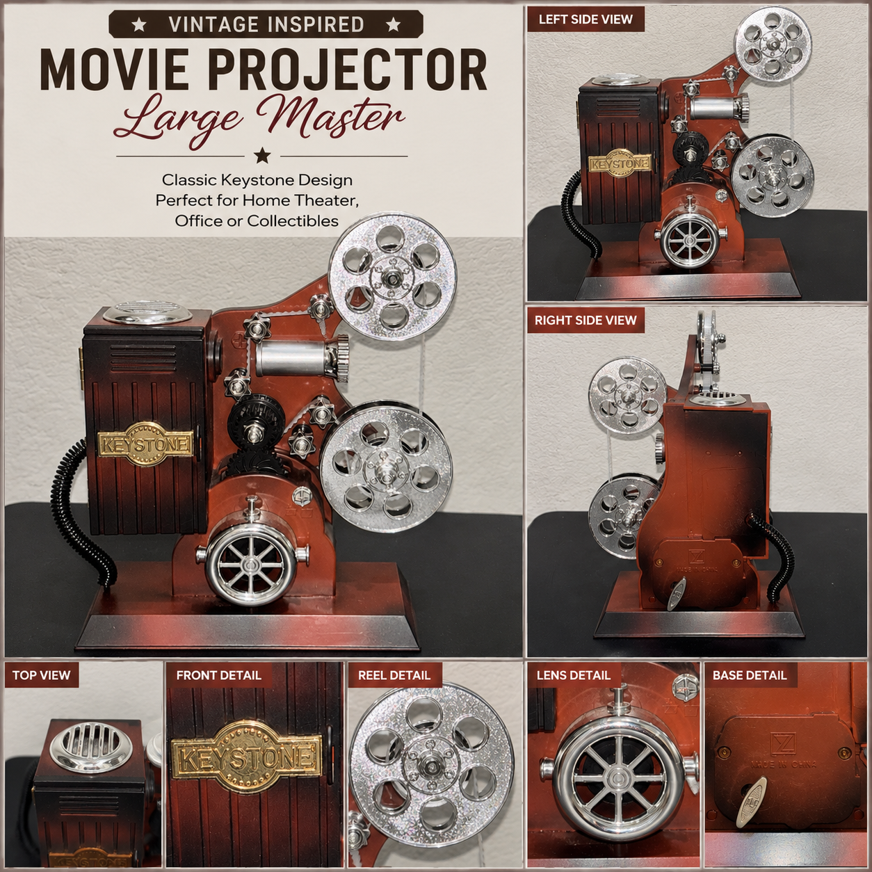 Retro Miniature Cinema Camera Reel
