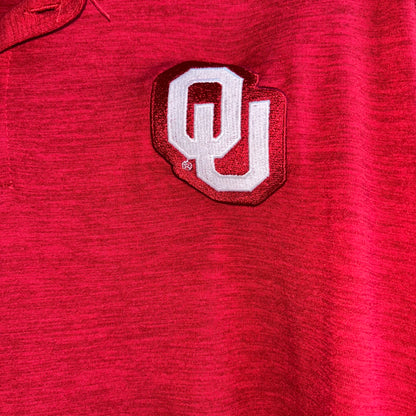 Oklahoma University Red Polo Shirt by Columbia size large