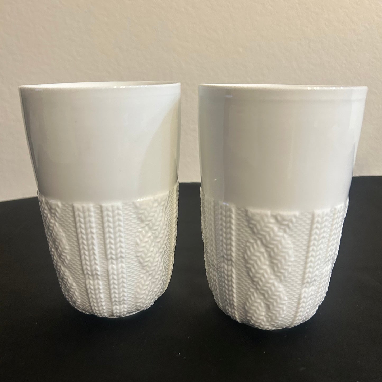 Sweater mug white (set of 2)16oz