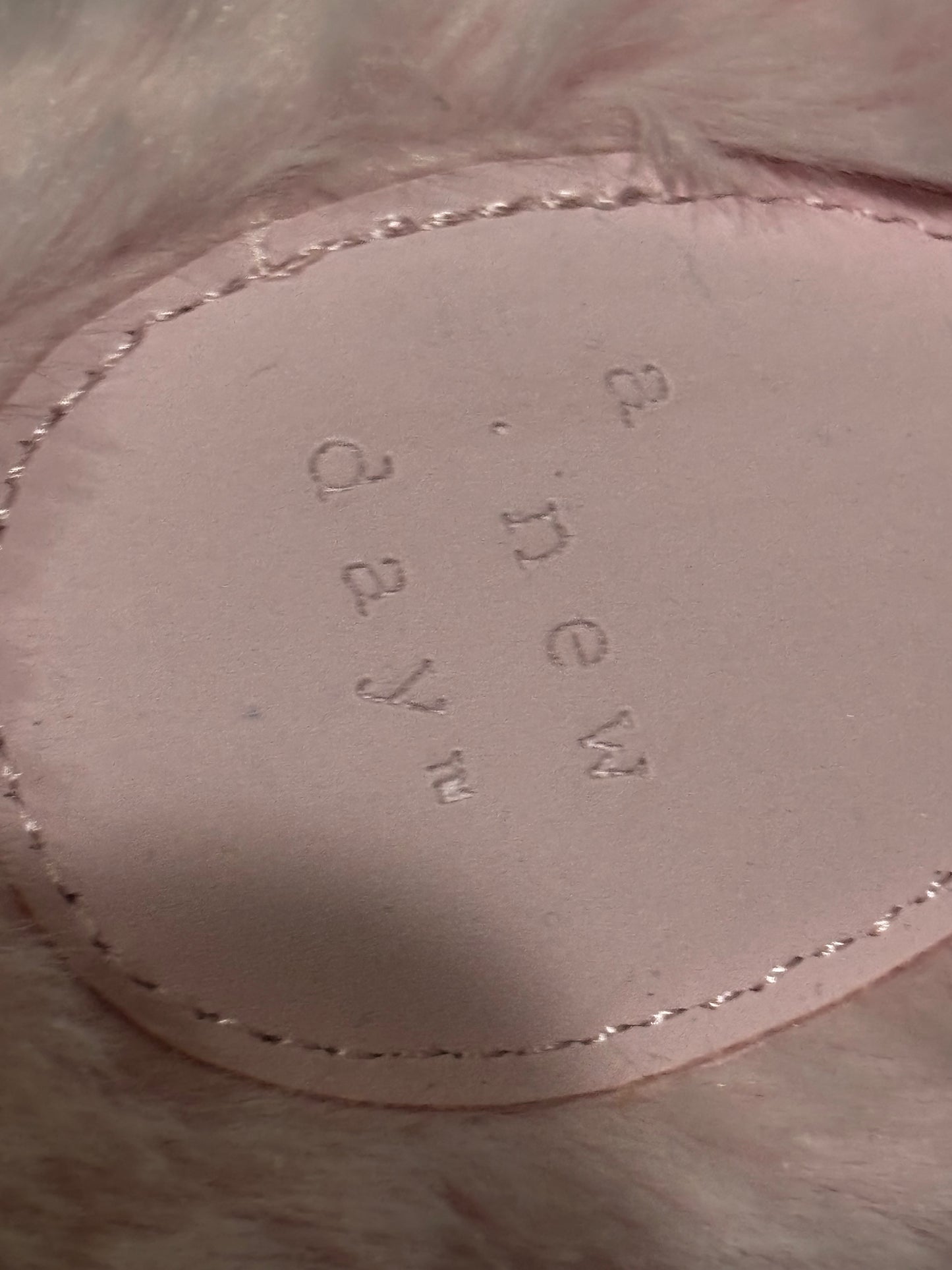 A New Day Women’s Pink Plush Slip-on Shoes