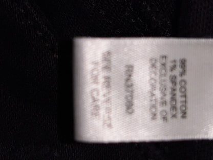 EST. 1946 Denim Black with Leopard Pattern Accent size 16