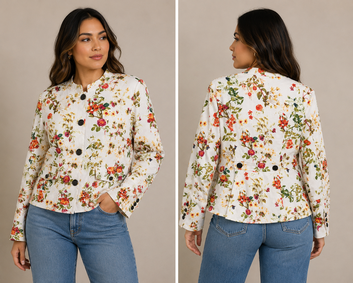 Disney Alice through the Looking Glass designer collection Floral jacket by Colleen Atwood