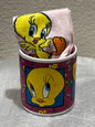 Vintage Tweety Bird Mug and New comfy Tweety Bird socks set