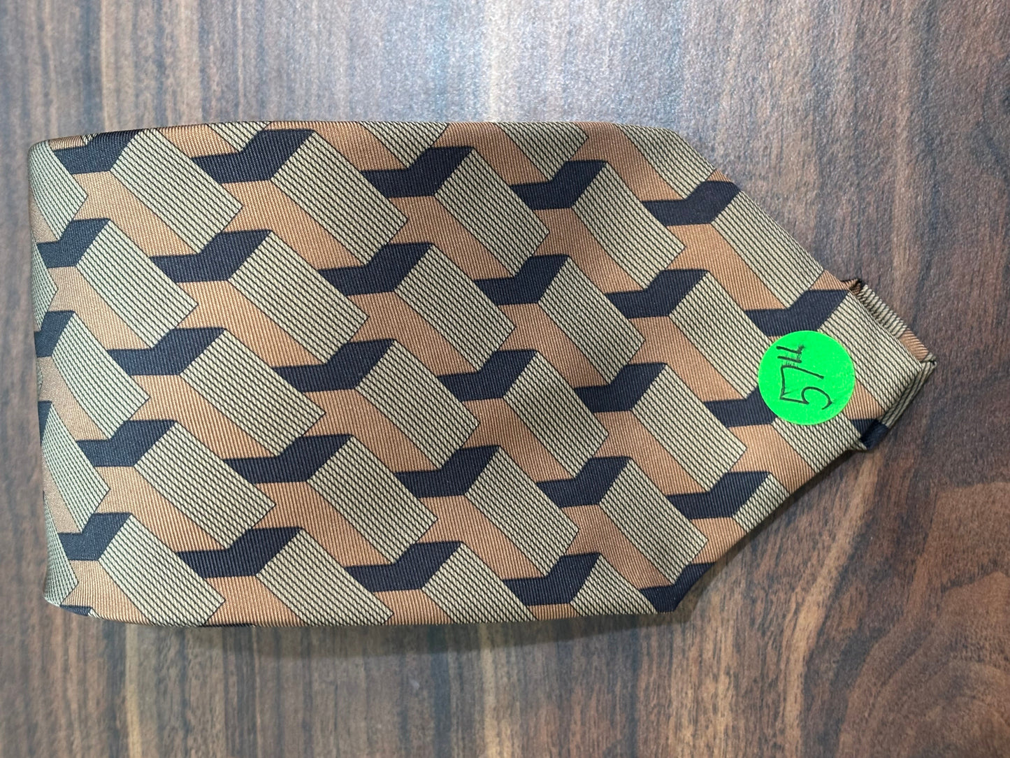 Custom Tie Sewn by Robert Talbott 57” 100% Silk by