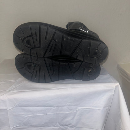 BOC knee high black vegan leather boots women’s  size 10