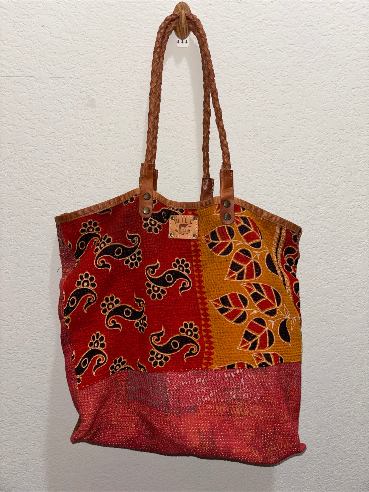 Will leather and Textile Tote with leather wallet Women’s