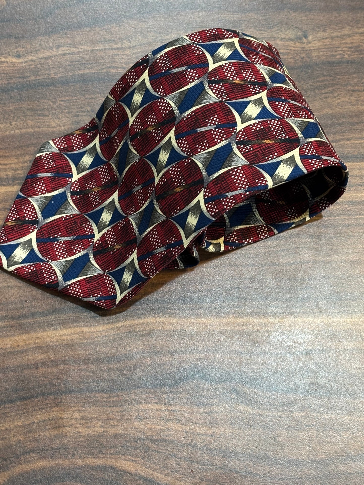 Zylos George Machado Red/Blue Tie 57”  100% Silk