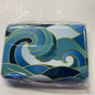 Wallet Hard-Case Enamel Wave Design