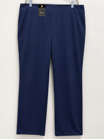 Blue Ponte Straight Leg Pants Women’s 2XL by Worthington