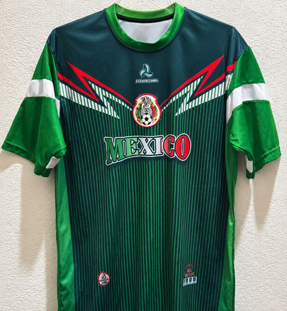 Mexico, national team style green soccer/ futbol unisex jersey shirt