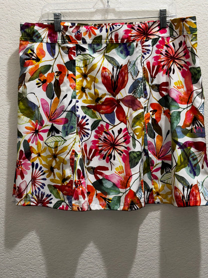 Rip Floral Multicolor Skirt size XL