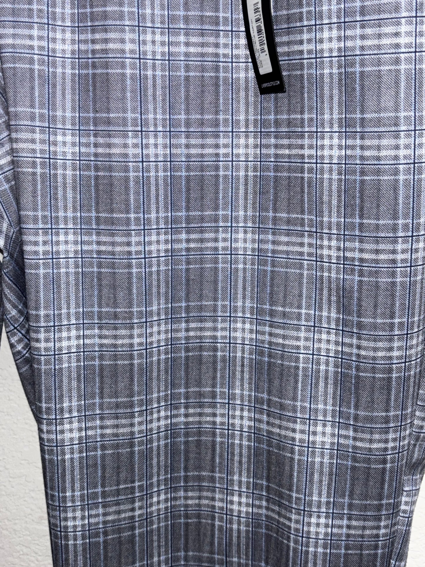 Liverpool Los Angeles Women’s plaid graypants size16