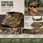 Camo Sunvisor Adjustable