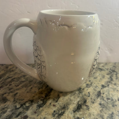 White Owl Mug 3D