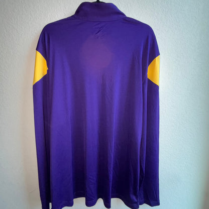Fanatics Mens Minnesota Vikings 1/4 zip long sleeve shirt