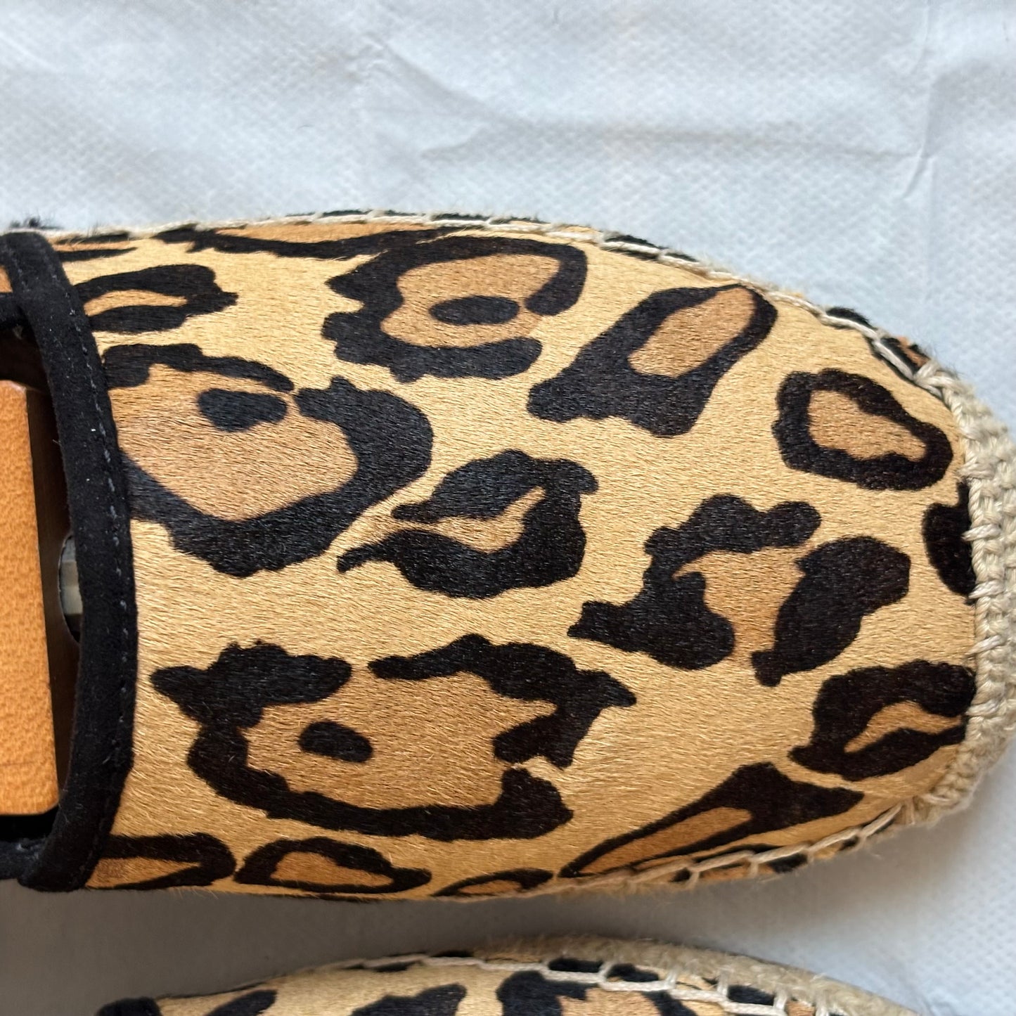 Sam Edelman Espadrilles leopard loafers women’s size 8 New