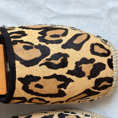Sam Edelman Espadrilles leopard loafers women’s size 8 New