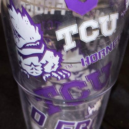Tervis TCU Hornfrogs large 24oz Plastic Tumbler