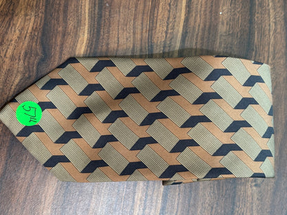 Custom Tie Sewn by Robert Talbott 57” 100% Silk by
