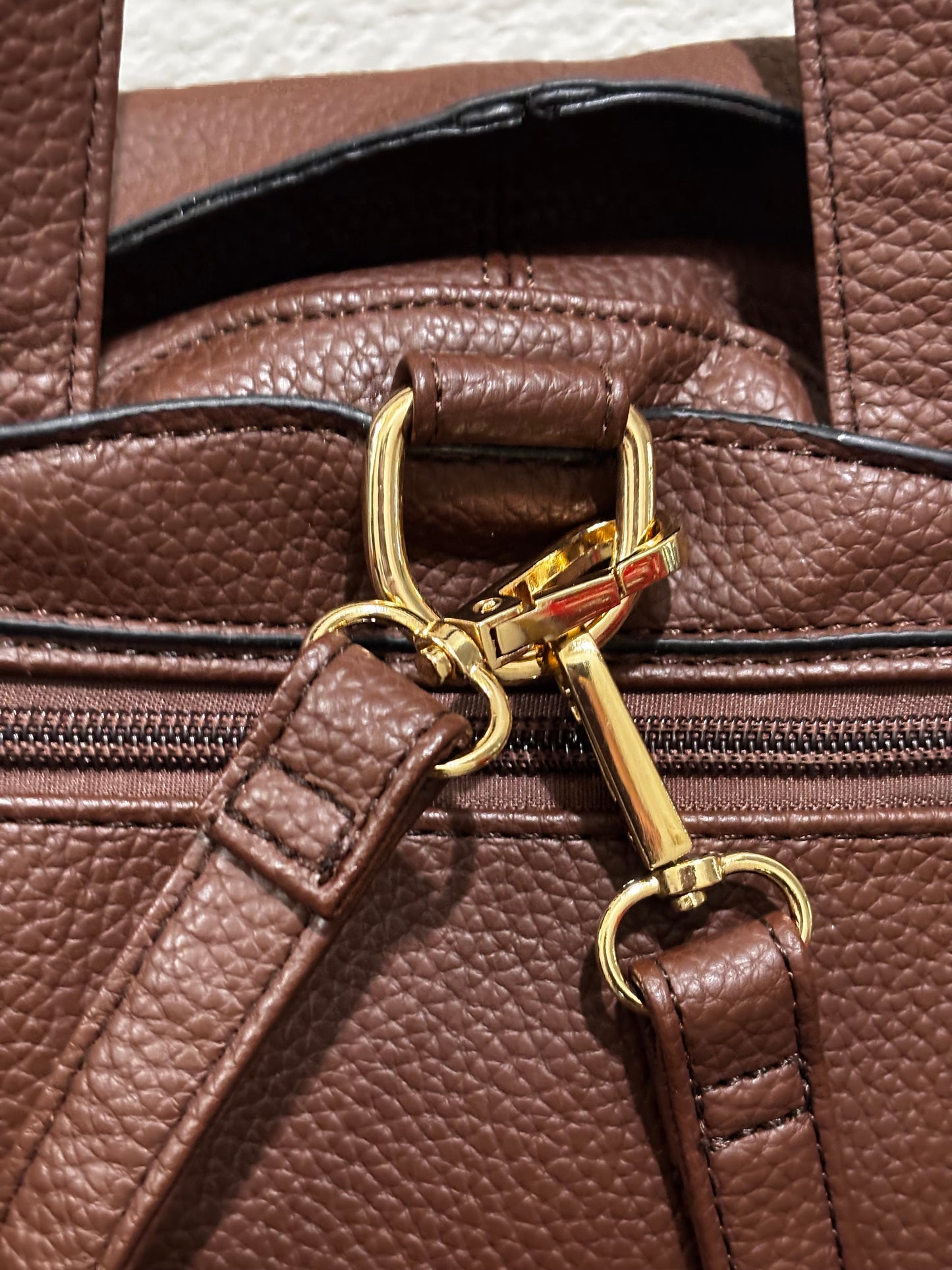 Brown Moto Jacket Handbag/Backpack
