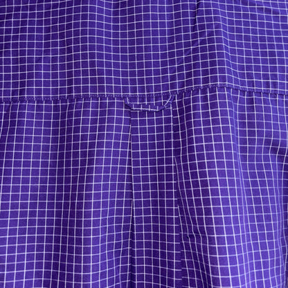 TCU Purple w/ Thin White Lines Long Sleeve Polo