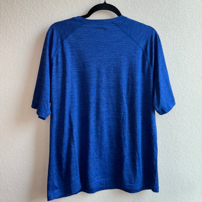 MBL Texas Rangers Blue Short Sleeve Shirt size XLARGE