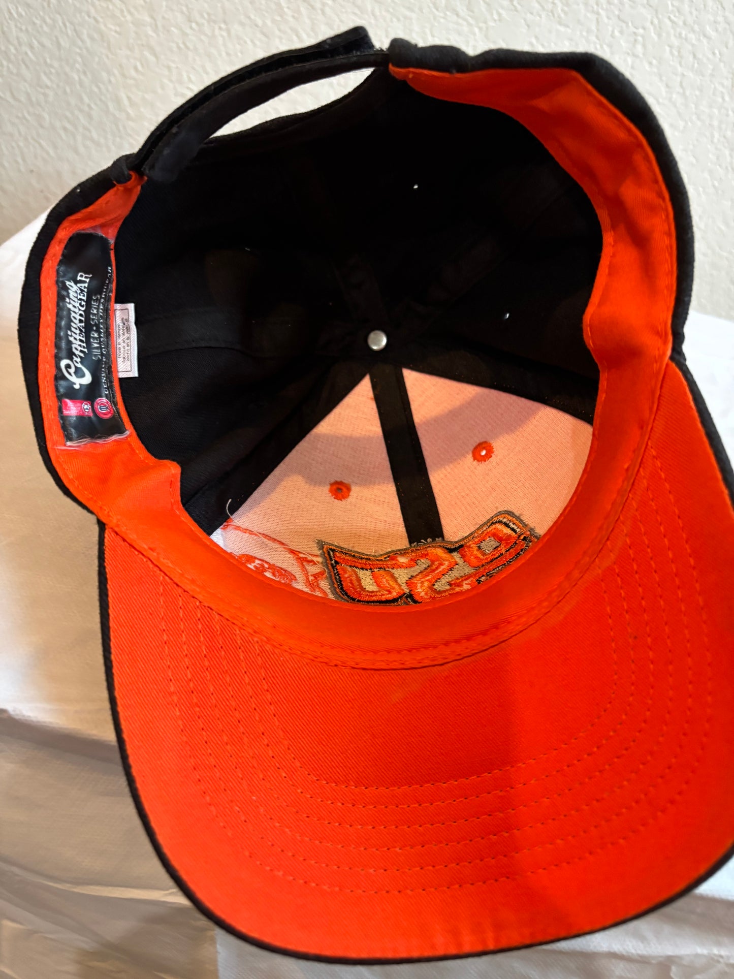 Orange & Black OSU Baseball Adjustable Hat